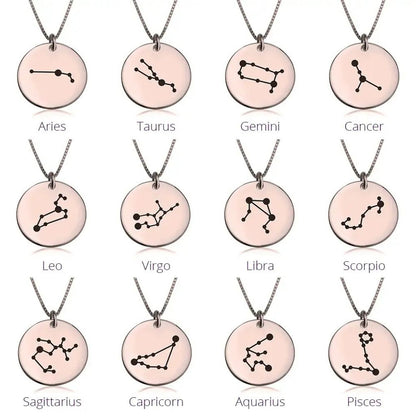 Personalised Zodiac Constellation Necklace