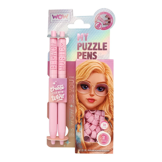 WOW Generation My Puzzle Pens Set - Pink