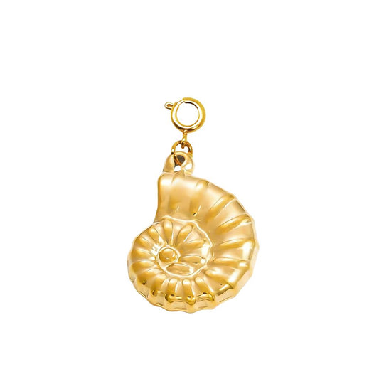Gold Shell Charm