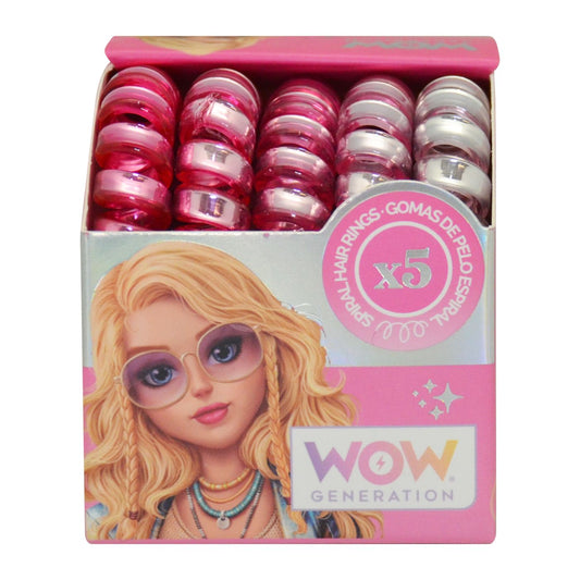 WOW Generation Hair Elastics - Pink