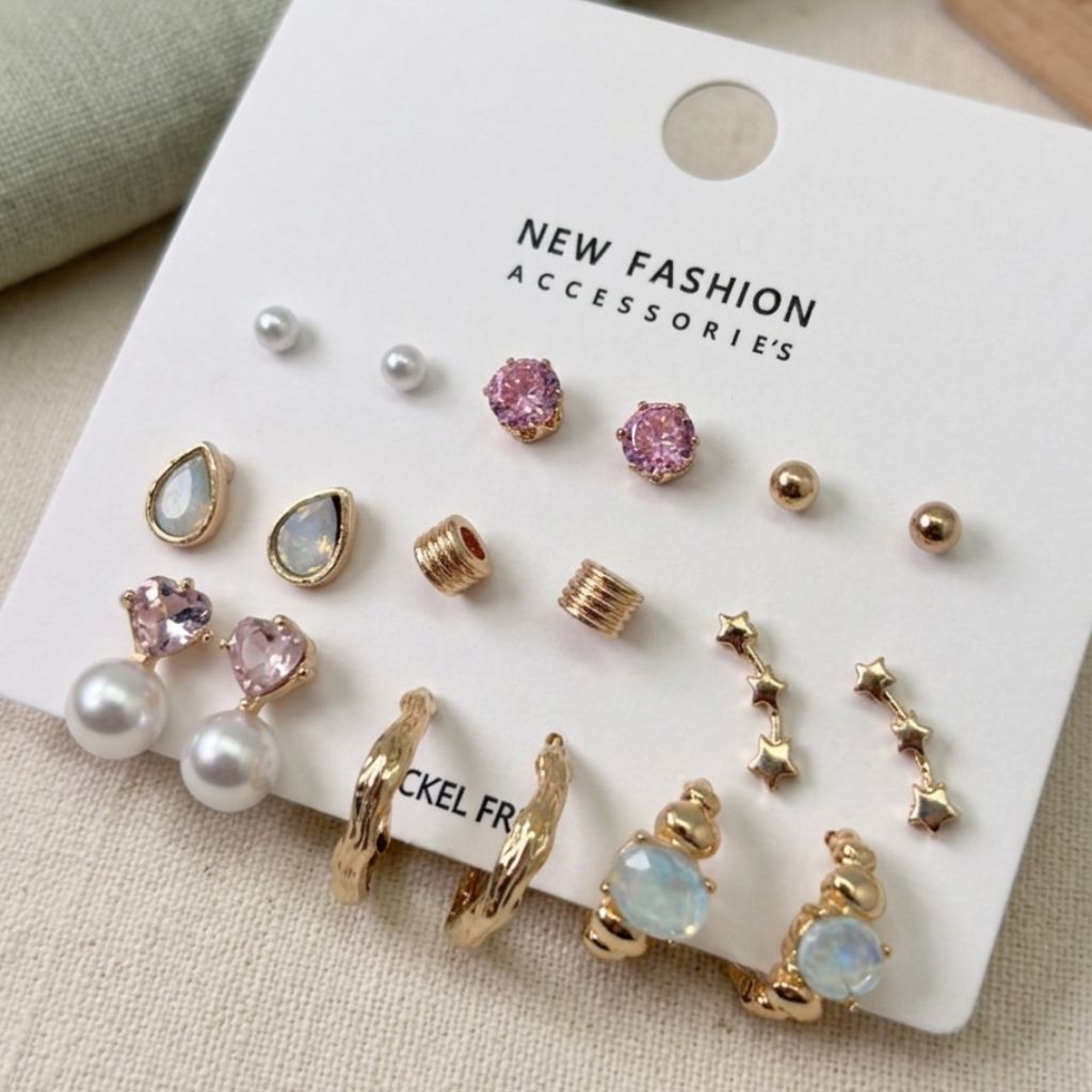 Pastel Glam Earrings Set