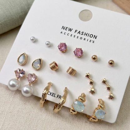 Pastel Glam Earrings Set