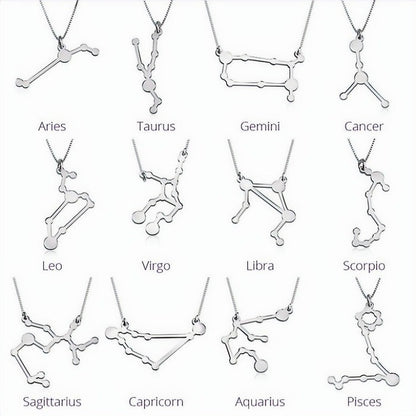 Personalized Cut Out Constellation Necklace