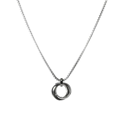 Customised Interlinked Ring Necklace
