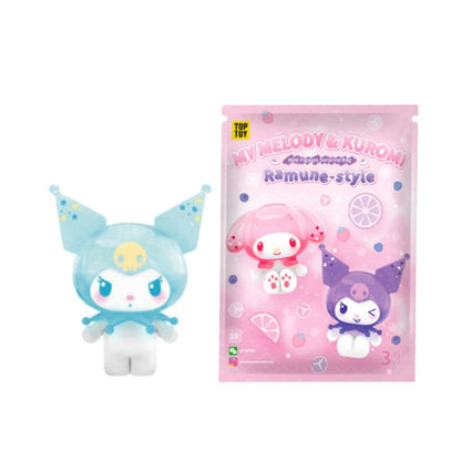 Top Toy My Melody & Kuromi Ramune Style Mini Figures Surprise Bag