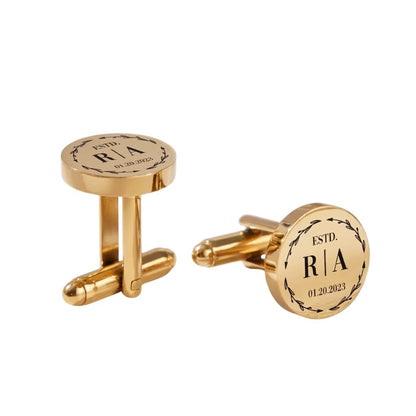 Engraved Name Cufflinks
