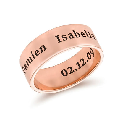 Engraved Band Ring