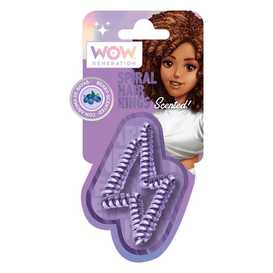 WOW Generation Shaped & Scented Hair Elastics - Purple