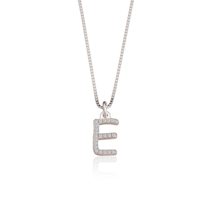 Alphabet Zirconia Necklace