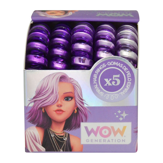 WOW Generation Hair Elastics - Purple