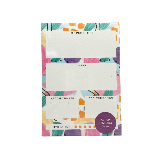 Daily Top Priorities Deskpad for Study, Productivity Planning and Organizing