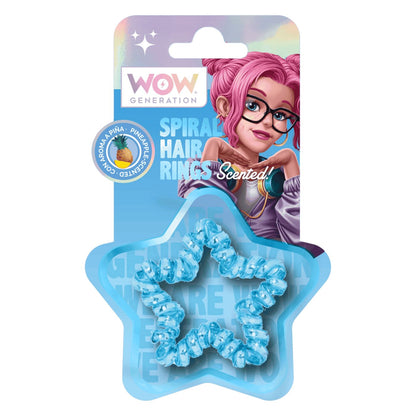 WOW Generation Shaped & Scented Hair Elastics - Sky Blue