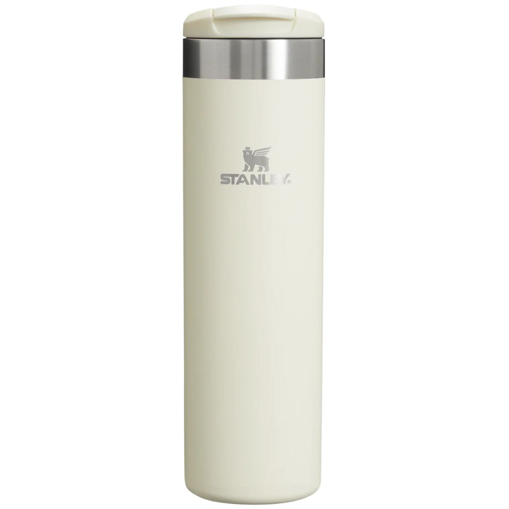 White Stanley tumbler on a white background