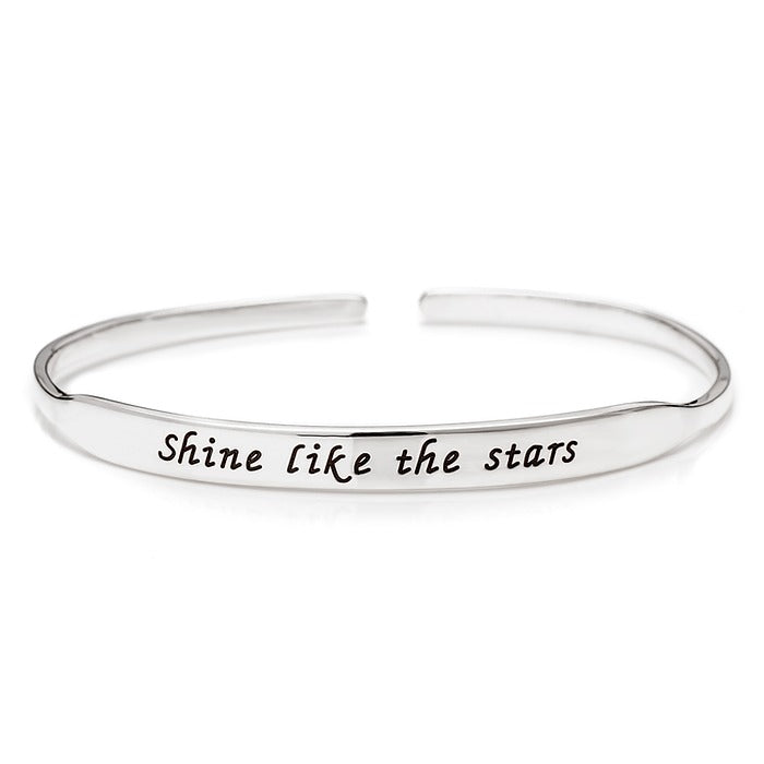 Inspirational Engraved Bangle