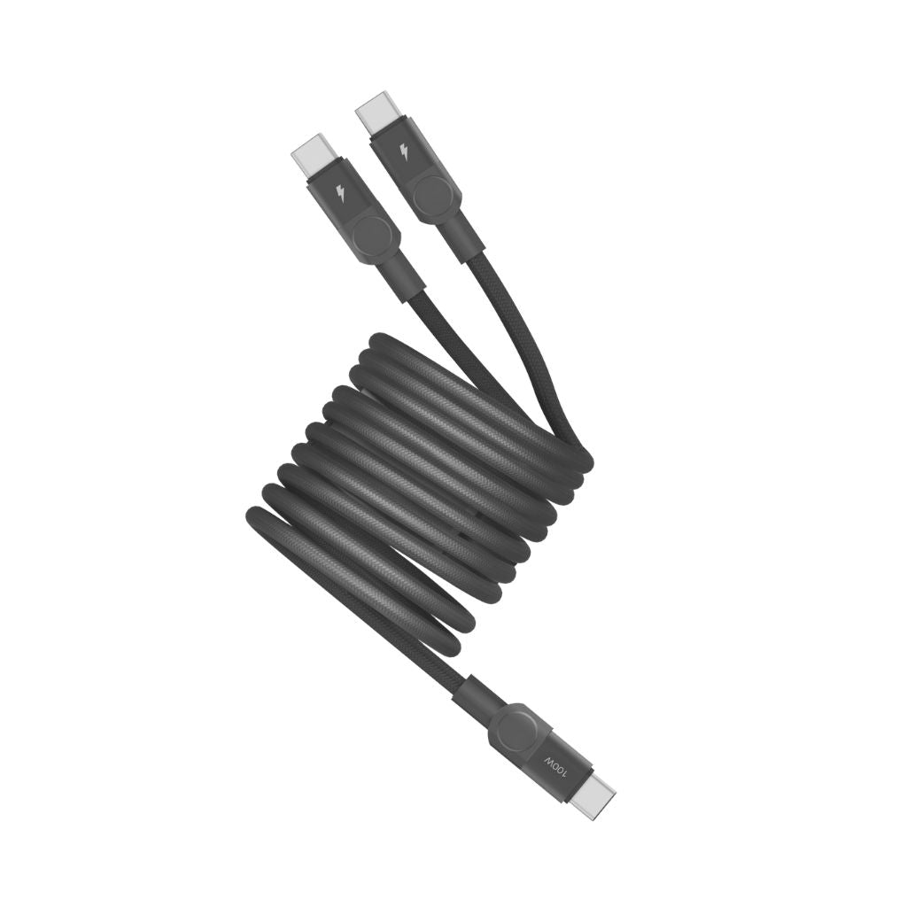 Momax Mag Link 100W USB-C To Dual USB-C Magnetic Cable 2M