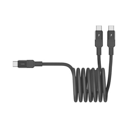 Momax Mag Link 100W USB-C To Dual USB-C Magnetic Cable 2M