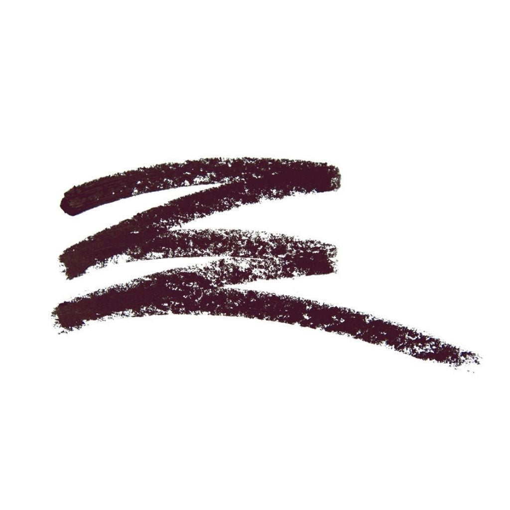 Three wavy lines of dark brown color on a white background
