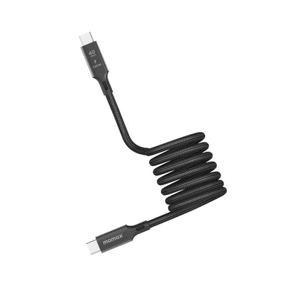 Momax Mag Link 240W USB-C To USB-C USB4 40 Gbps Magnetic Cable 1.5M