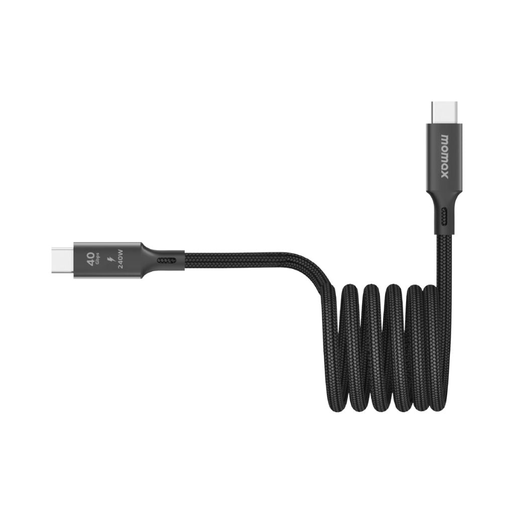 Momax Mag Link 240W USB-C To USB-C USB4 40 Gbps Magnetic Cable 1.5M