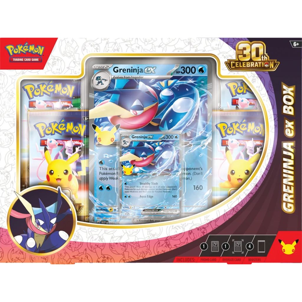 Pokemon TCG 30th Celebration Ex Box Greninja Ex