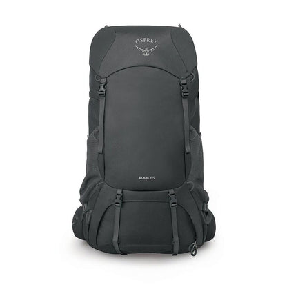 Black Osprey backpack on a white background