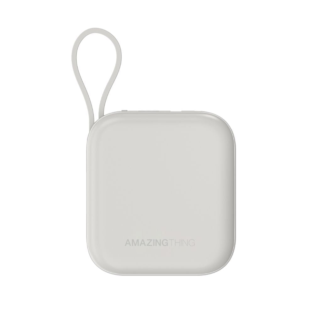 At Thunder Go 10000 mAh Power Bank With Built-In 2 Usb-C Cables