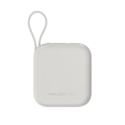 At Thunder Go 10000 mAh Power Bank With Built-In 2 Usb-C Cables