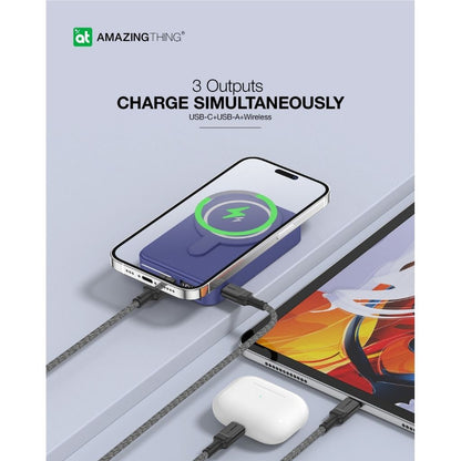 At Thunder Pro Mag Pd 10000 mAh Power Bank With Holder