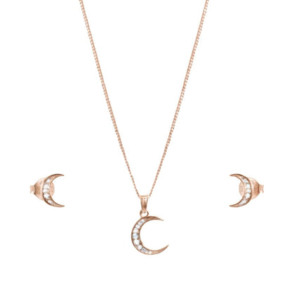 Zirconia Crescent Set