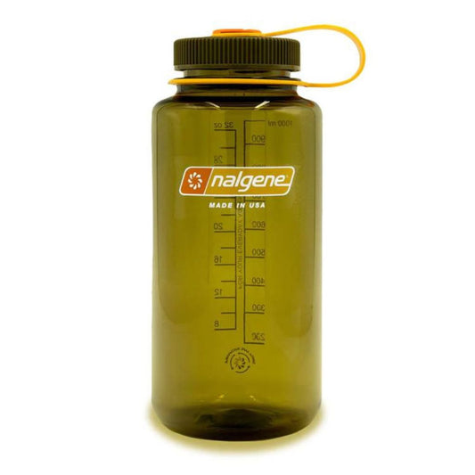 Nalgene Sustain Wide Mouth BPA-Free Leak-Proof Water Bottle - 32oz - Olive