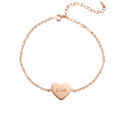Heart Name Anklet