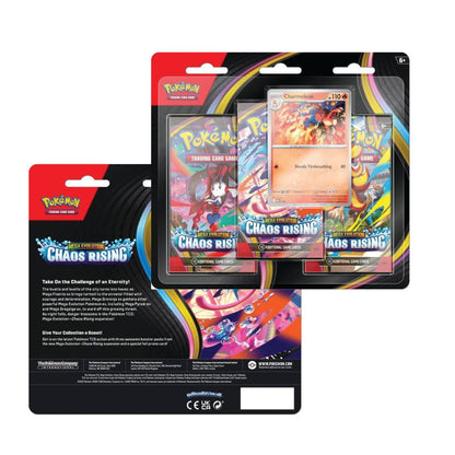 Pokémon TCG: Me04 Chaos Rising 3-Pack Blister Pack