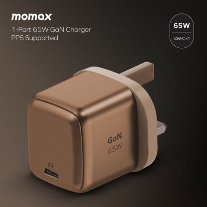 Momax 1-Charge Gan 65W 1-Port Charger