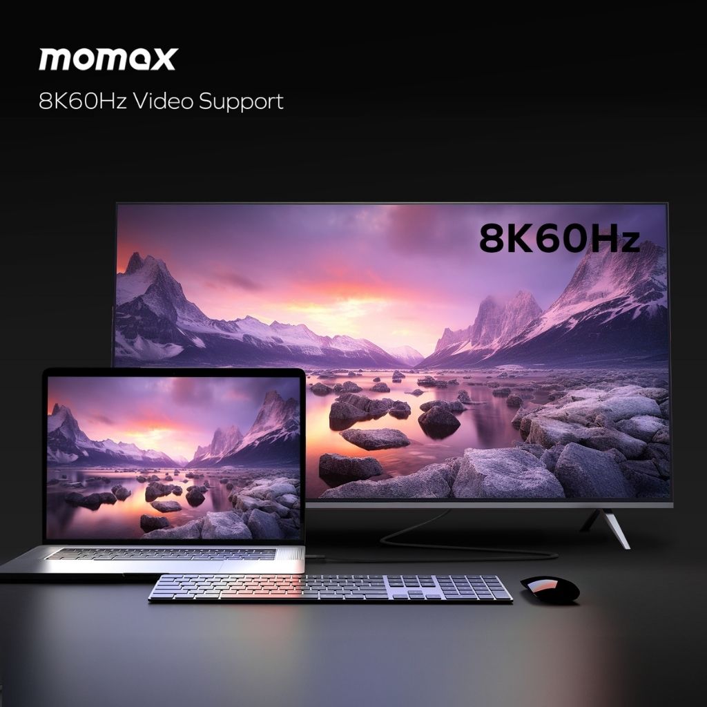 Momax Mag Link 240W USB-C To USB-C USB4 40 Gbps Magnetic Cable 1.5M