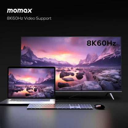 Momax Mag Link 240W USB-C To USB-C USB4 40 Gbps Magnetic Cable 1.5M