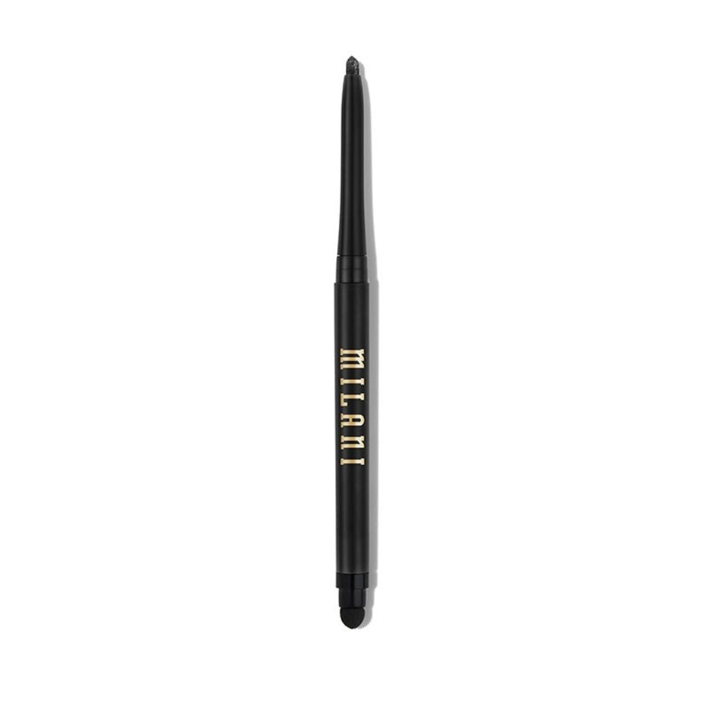 Black eyeliner pencil with 'MILANI' branding on a white background