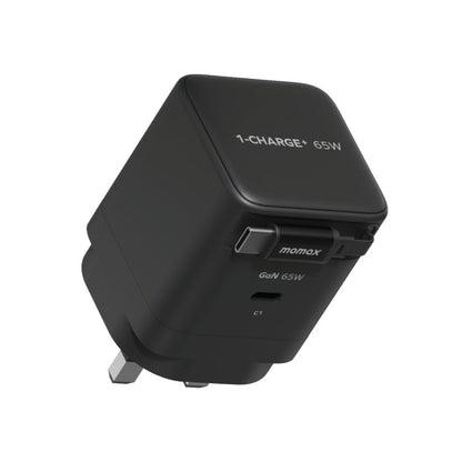 Momax 1-Charge 65W GaN 1-Port Charger With Built-In Usb-C Cable