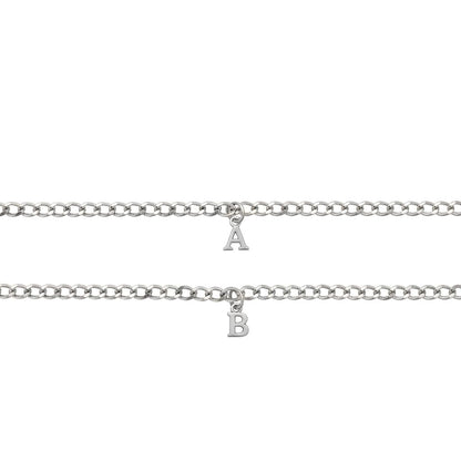 Personalized Initial Bracelet Duo Set
