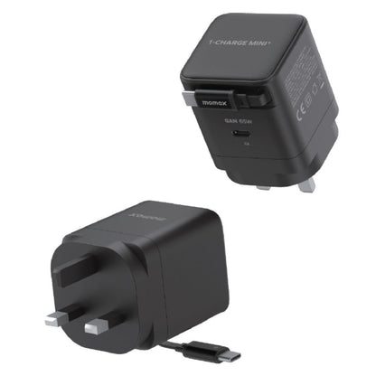 Momax 1-Charge 65W GaN 1-Port Charger With Built-In Usb-C Cable