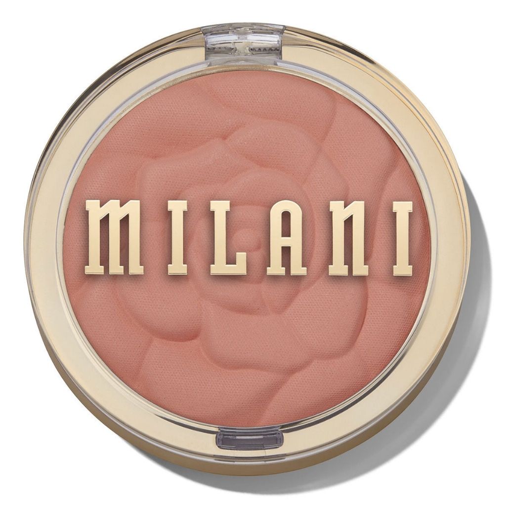 Milani blush compact on a white background