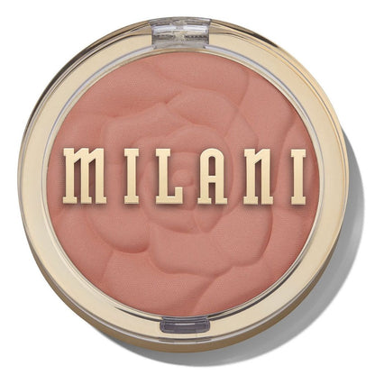 Milani blush compact on a white background
