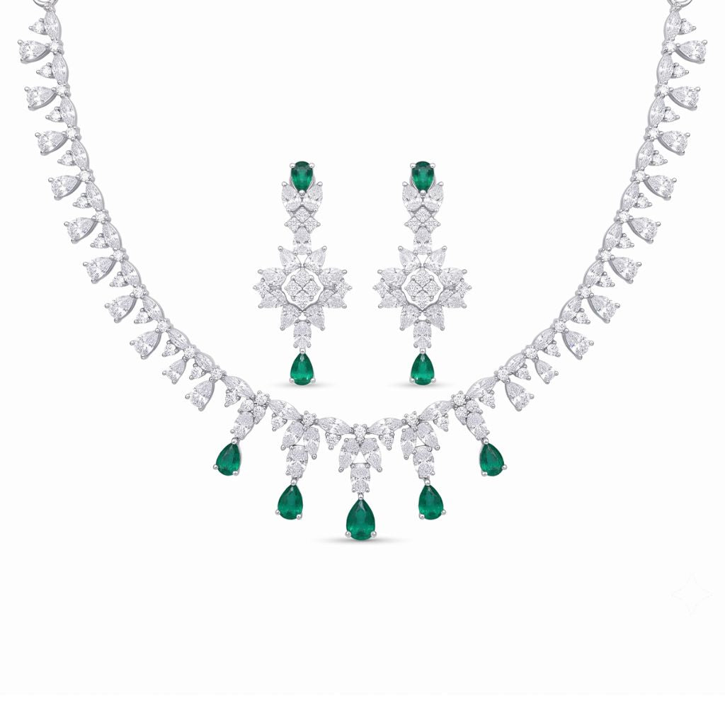 Enchanted Ivy Necklace And Earrings Set