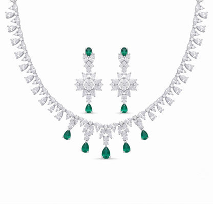 Enchanted Ivy Necklace And Earrings Set