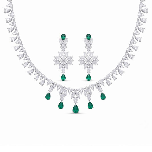 Enchanted Ivy Necklace And Earrings Set