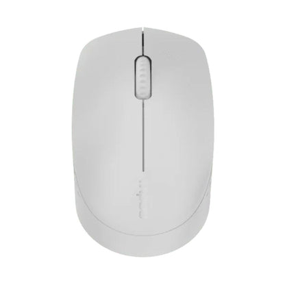 White computer mouse on a white background