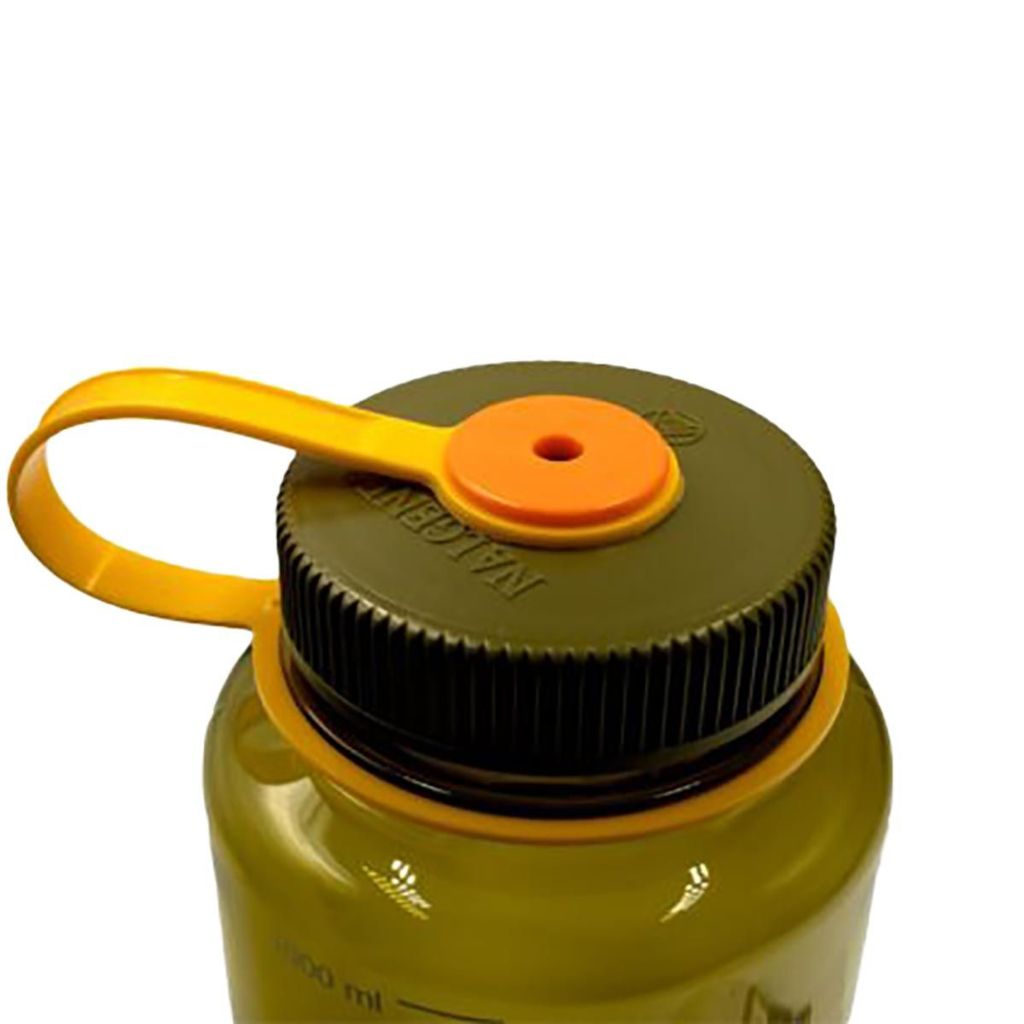Nalgene Sustain Wide Mouth BPA-Free Leak-Proof Water Bottle - 32oz - Olive