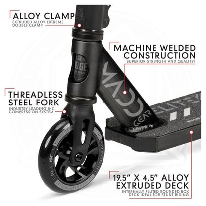 Madd Gear - Carve Elite Stunt Scooter - Black/Grey