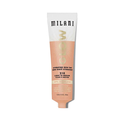 Milani hydrating skin tint tube on a white background