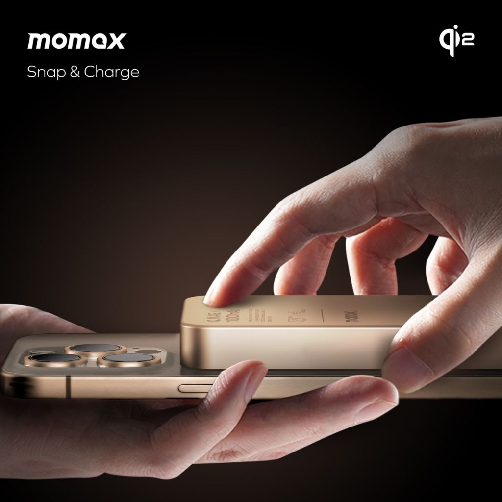 Momax Q.Mag X1 Qi2 10000 mAh Gen2 15W Magsafe Wireless Power Bank