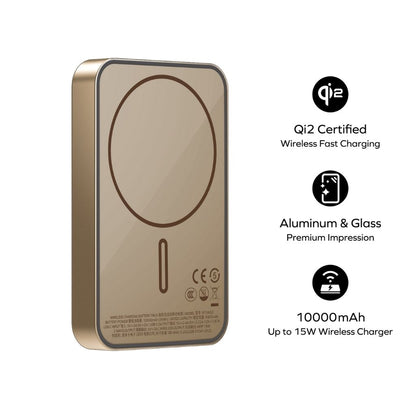 Momax Q.Mag X1 Qi2 10000 mAh Gen2 15W Magsafe Wireless Power Bank